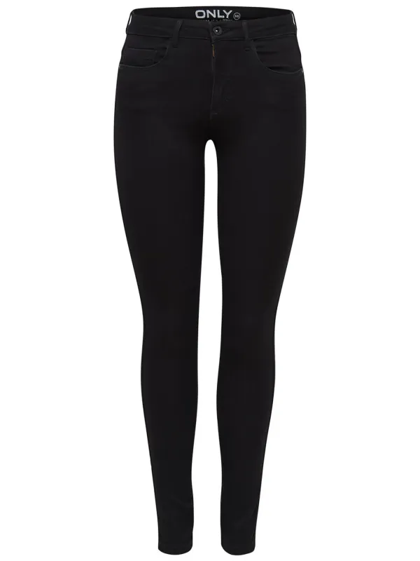 Schwarze Skinny-Jeans mit Details Schwarze Skinny-Jeans mit Details
