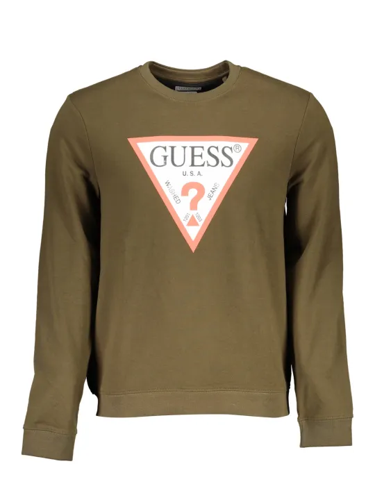 "GUESS JEANS Sweatshirts im Sale | Langarmshirt Rundhals mit Logo-Print von GUESS JEANS online kaufen"|Planet-Deluxe