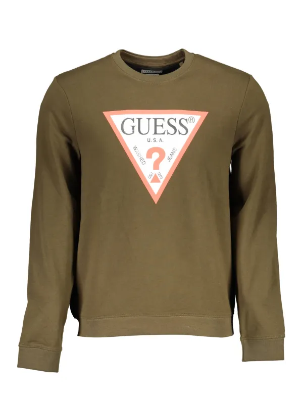 "GUESS JEANS Sweatshirts im Sale | Langarmshirt Rundhals mit Logo-Print von GUESS JEANS online kaufen"|Planet-Deluxe