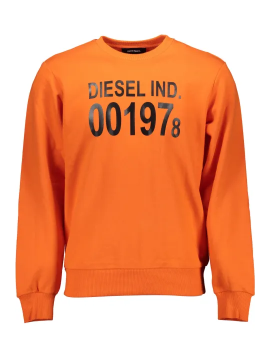 "Diesel Sweatshirts im Sale | Diesel SDPY-S-GIRK_ARANCIO_38L online kaufen"|Planet-Deluxe