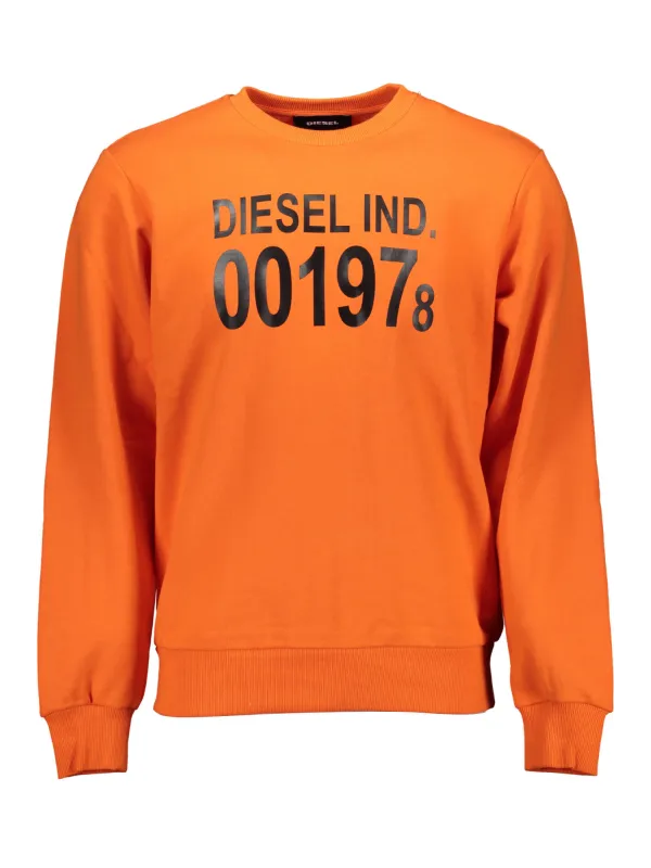 "Diesel Sweatshirts im Sale | Diesel SDPY-S-GIRK_ARANCIO_38L online kaufen"|Planet-Deluxe
