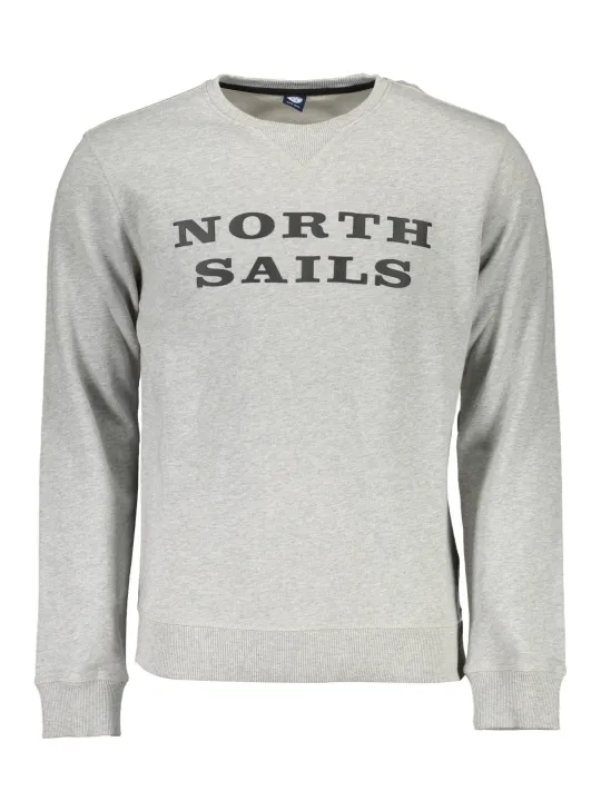 "North Sails Sweatshirts im Sale | Langarm Bio-Baumwolle Sweatshirt mit Logo von North Sails online kaufen"|Planet-Deluxe