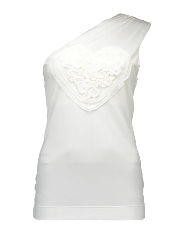 "Love Moschino T-Shirts im Sale | Love Moschino W-4-E38-01-M-3355_BIANCO_A00 online kaufen"|Planet-Deluxe