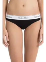 Schwarzer Calvin Klein Damen-String.