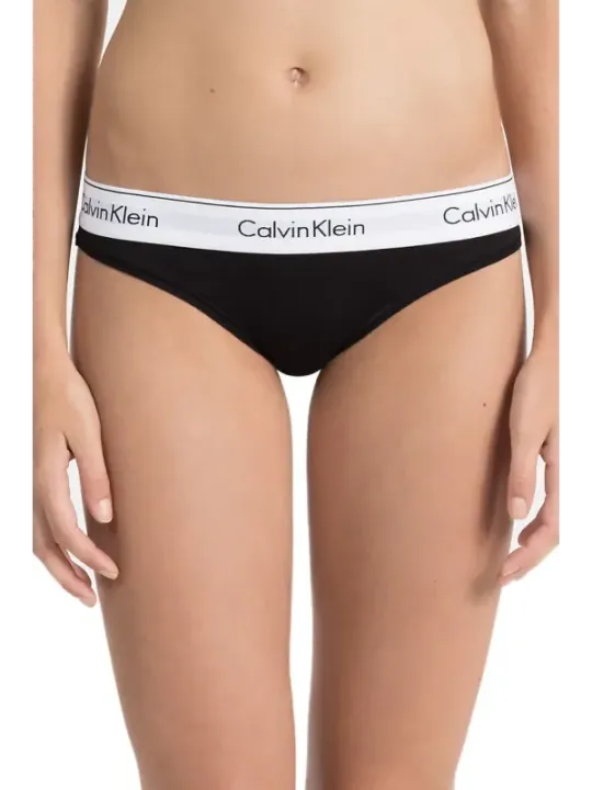 Schwarzer Calvin Klein Damen-String.