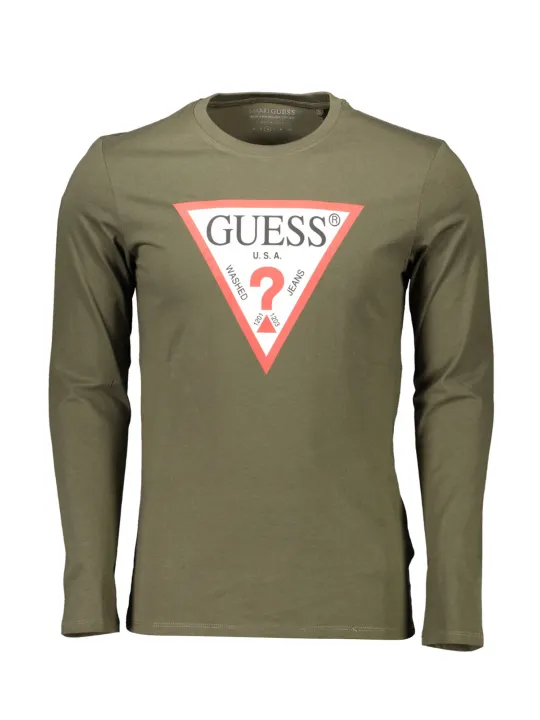 "GUESS JEANS T-Shirts im Sale | GUESS JEANS M1RI31I3Z11_VERDE_G8F6 Grün online kaufen"|Planet-Deluxe