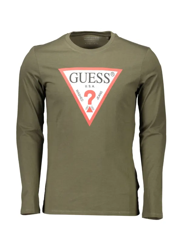 "GUESS JEANS T-Shirts im Sale | GUESS JEANS M1RI31I3Z11_VERDE_G8F6 Grün online kaufen"|Planet-Deluxe