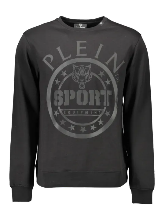 "Plein Sport Sweatshirts im Sale | Langarmshirt Rundhals Logo Plein Sport Schwarz online kaufen"|Planet-Deluxe