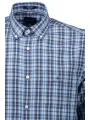 GANT Herrenhemd Pacific Blau, Normaler Schnitt, Button-Down
