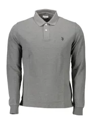 "U.S. POLO Poloshirts im Sale | Langarm Poloshirt mit Stickerei und Logo von U.S. POLO online kaufen"|Planet-Deluxe