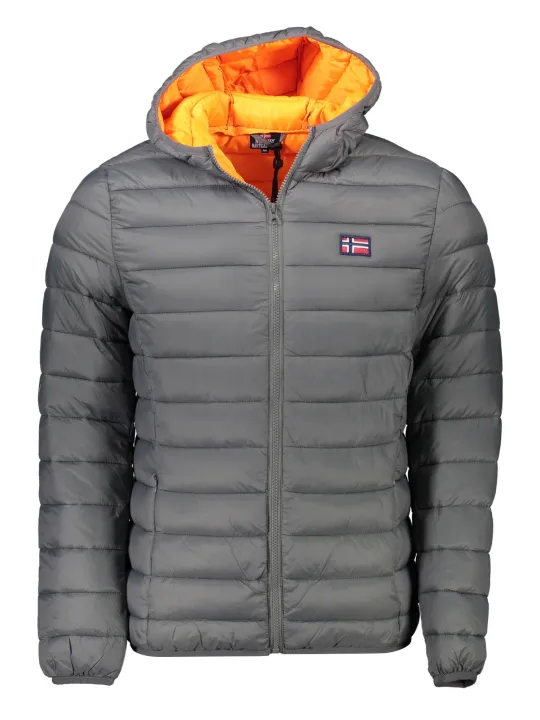 "NORWAY 1963 Jacken im Sale | Kapuzinjacke mit Taschen und Logo NORWAY 1963 119150 GRIGIO online kaufen"|Planet-Deluxe