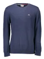 "Tommy Hilfiger Pullover im Sale | Bio-Baumwolle Pullover Rundhals Tommy Hilfiger Logo blau online kaufen"|Planet-Deluxe