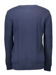 "Tommy Hilfiger Pullover im Sale | Bio-Baumwolle Pullover Rundhals Tommy Hilfiger Logo blau online kaufen"|Planet-Deluxe