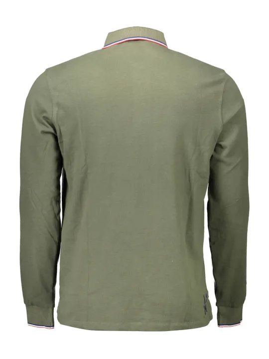 "U.S. POLO Poloshirts im Sale | Langarm Poloshirt mit Kontrast und Stickerei U.S. POLO 60641 online kaufen"|Planet-Deluxe