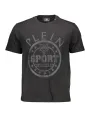 "Plein Sport T-Shirts im Sale | Plein Sport Kontrast TShirt mit Rundhals und Logoaufdruck online kaufen"|Planet-Deluxe