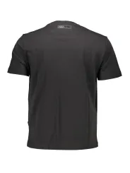 "Plein Sport T-Shirts im Sale | Plein Sport Kontrast TShirt mit Rundhals und Logoaufdruck online kaufen"|Planet-Deluxe