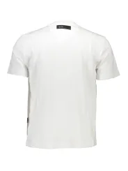 "Plein Sport T-Shirts im Sale | Plein Sport Kontrast Logo TShirt Rundhals Weiß online kaufen"|Planet-Deluxe