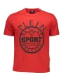 "Plein Sport T-Shirts im Sale | Plein Sport TIPS128_ROSSO_52-RED Rot online kaufen"|Planet-Deluxe