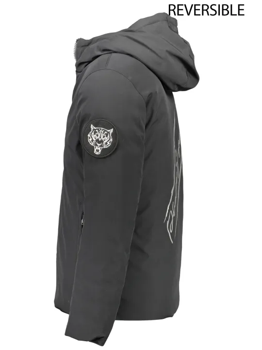 "Plein Sport Jacken im Sale | Wendbare Kapuzenjacke mit Taschen und Reißverschluss  online kaufen"|Planet-Deluxe