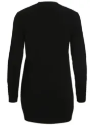 Schwarzes, langes Ärmelkleid Vila Clothes