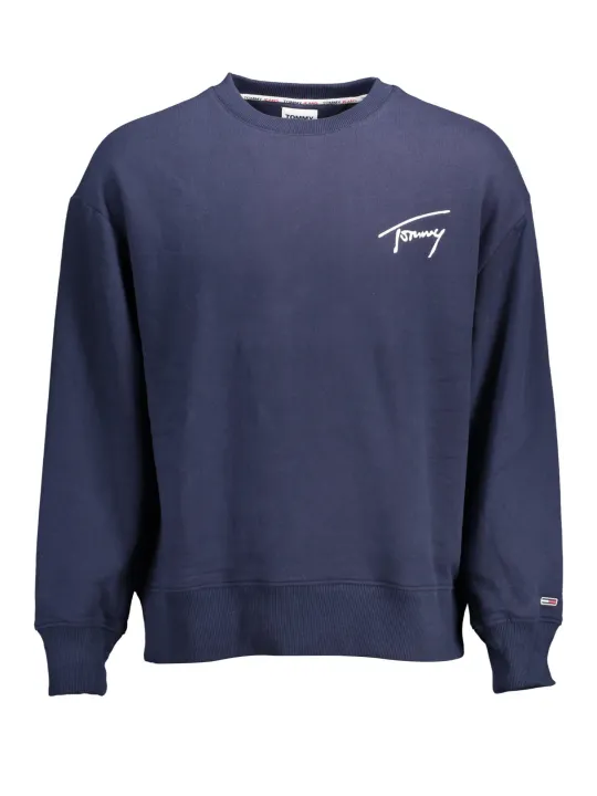 "Tommy Hilfiger Sweatshirts im Sale | Tommy Hilfiger Bio-Logo Sweatshirt Rundhals 100 Prozent Recycelt online kaufen"|Planet-Deluxe