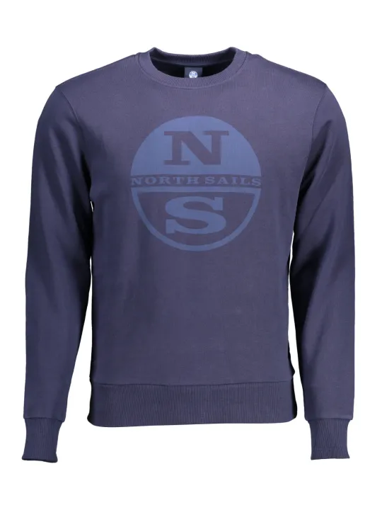 "North Sails Sweatshirts im Sale | Langarm Sweatshirt Rundhals Logo Naturfaser North Sails 691001 online kaufen"|Planet-Deluxe