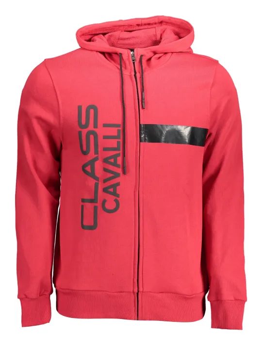 "Cavalli Class Sweatshirts im Sale | Cavalli Class OXT60L-CF050_ROSSO_02183 online kaufen"|Planet-Deluxe