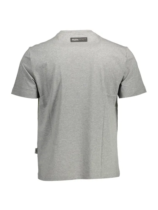 "Plein Sport T-Shirts im Sale | Plein Sport Kontrast T-Shirt mit Logo und Rundhalsausschnitt online kaufen"|Planet-Deluxe