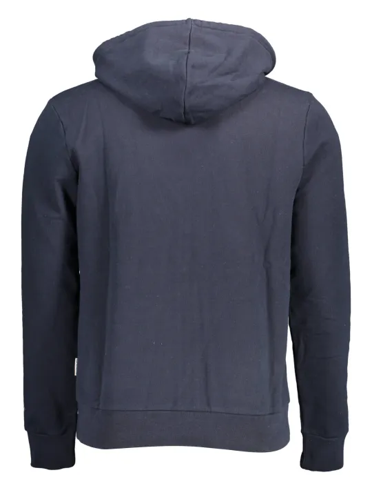 "Napapijri Sweatshirts im Sale | Kapuzensweatshirt mit Reißverschlusstasche und Logo-Aufdruck online kaufen"|Planet-Deluxe