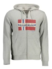 "Napapijri Sweatshirts im Sale | Kapuzensweatshirt mit Tasche und Logoaufdruck von Napapijri online kaufen"|Planet-Deluxe