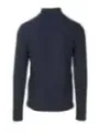 Marineblaues Baumwollrollkragenshirt