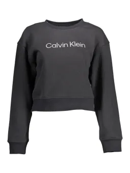 Calvin Klein Logo Sweatshirt Schwarz – Rundhals, Langarm