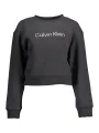 "Calvin Klein Sweatshirts im Sale | Calvin Klein Schwarzes Logo Sweatshirt Rundhals Langarm online kaufen"|Planet-Deluxe