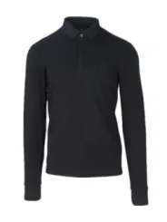 Schwarzes Armani Exchange Poloshirt mit Logo
