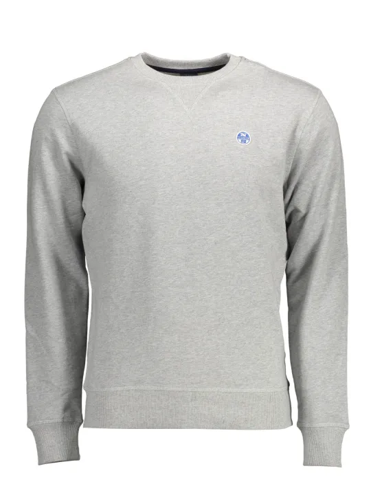 "North Sails Sweatshirts im Sale | Langarm Sweatshirt Rundhals Logo Naturfaser North Sails online kaufen"|Planet-Deluxe