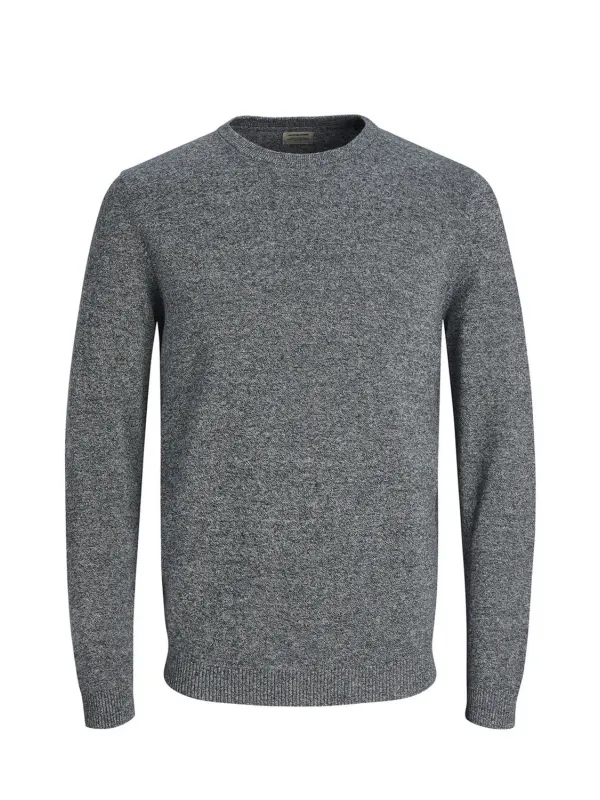 Grauer Jack & Jones Herrenpullover Grauer Jack & Jones Herrenpullover
