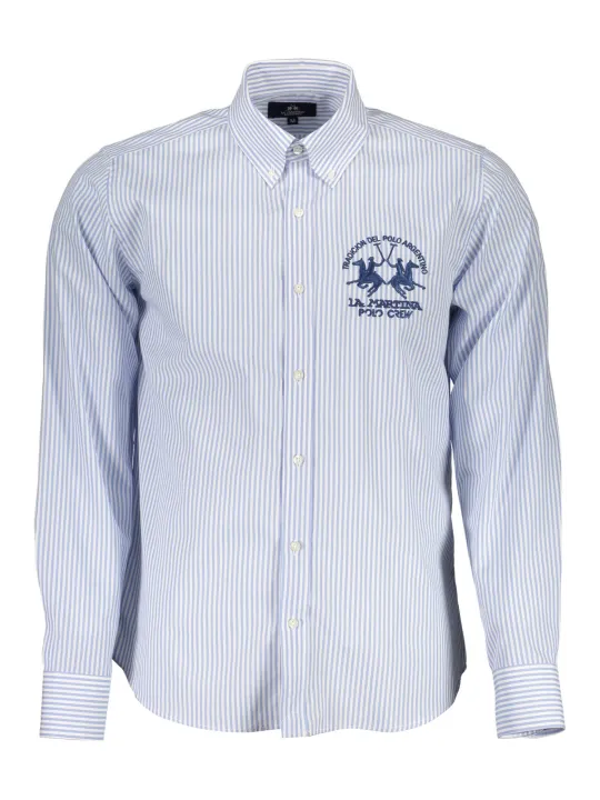 "LA MARTINA Hemden im Sale | LA MARTINA XMC007-PP340_AZZURRO_S7141 online kaufen"|Planet-Deluxe