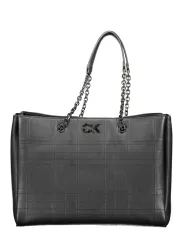 "Calvin Klein Einzelstücke & Seltenheiten im Sale | Calvin Klein Recyclingpolyester Tasche mit Kettenhenkeln und Fächern online kaufen"|Planet-Deluxe