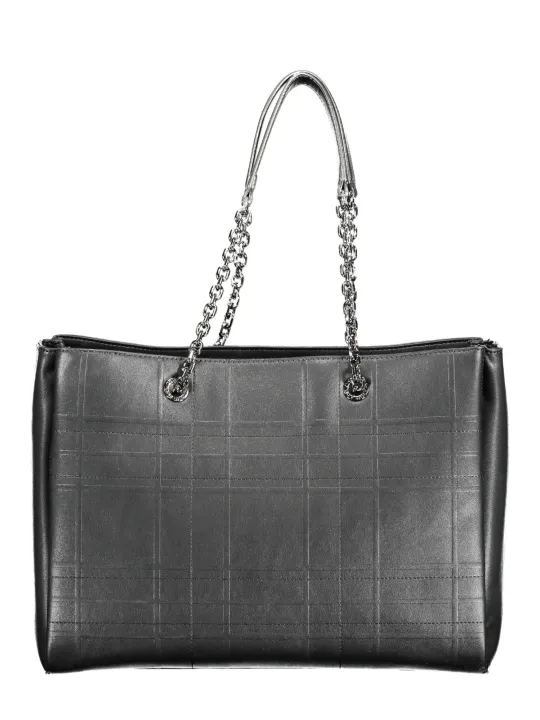 "Calvin Klein Einzelstücke & Seltenheiten im Sale | Calvin Klein Recyclingpolyester Tasche mit Kettenhenkeln und Fächern online kaufen"|Planet-Deluxe