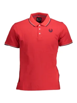 "Poloshirt mit Stickerei & Kontrastdetails - GIAN MARCO VENTURI"