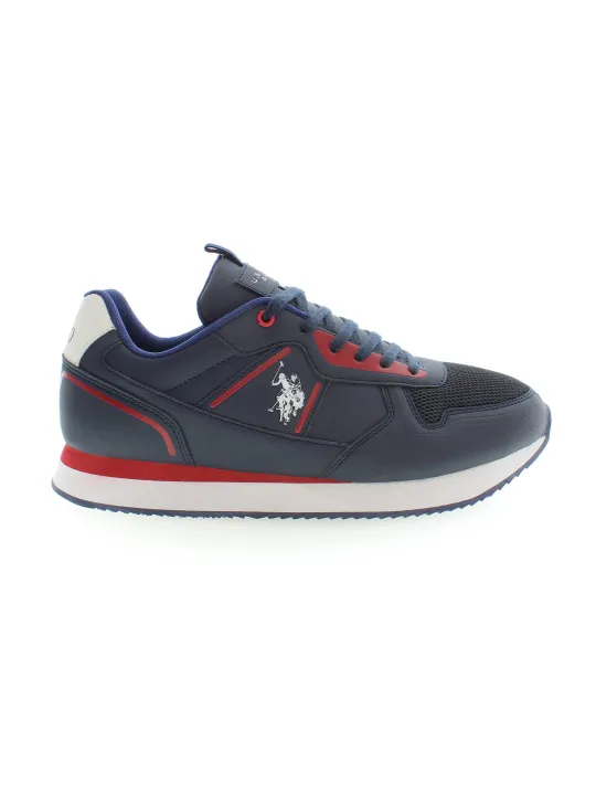 "U.S. POLO BEST PRICE Sneakers im Sale | Kontrastdetail-Sneaker mit Logo von U.S. POLO online kaufen"|Planet-Deluxe