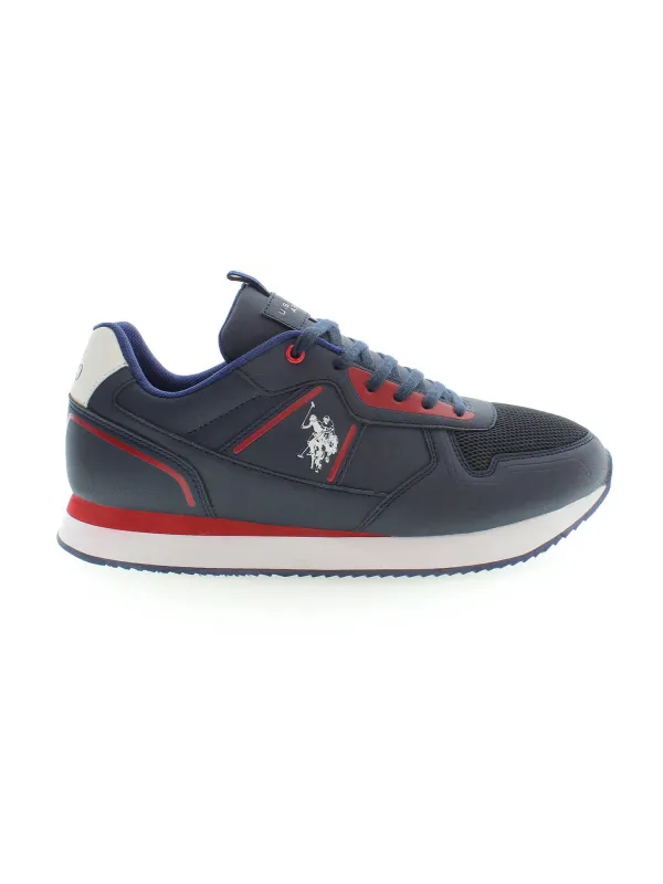 "U.S. POLO BEST PRICE Sneakers im Sale | Kontrastdetail-Sneaker mit Logo von U.S. POLO online kaufen"|Planet-Deluxe