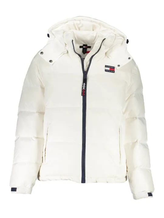 "Tommy Hilfiger Jacken im Sale | Tommy Hilfiger Jacke mit Kapuze und Taschen DW0DW14661 BIANCO online kaufen"|Planet-Deluxe