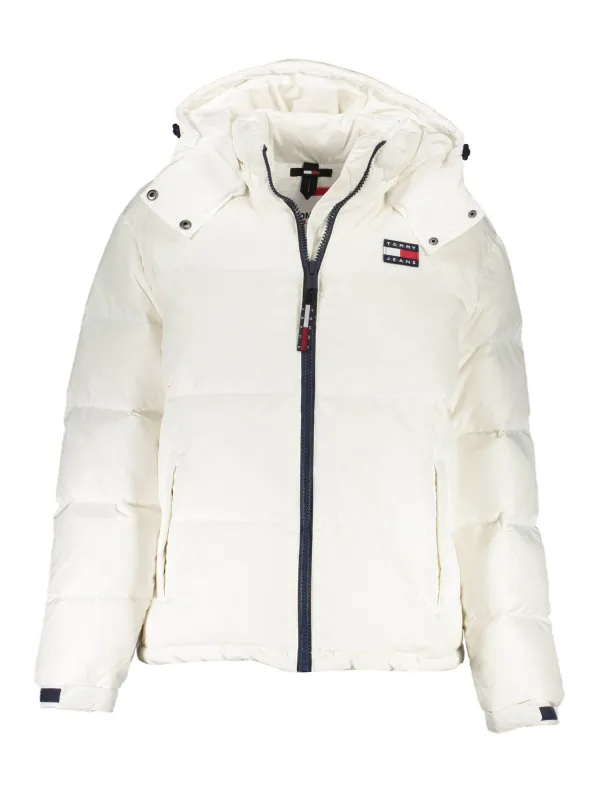 "Tommy Hilfiger Jacken im Sale | Tommy Hilfiger Jacke mit Kapuze und Taschen DW0DW14661 BIANCO online kaufen"|Planet-Deluxe