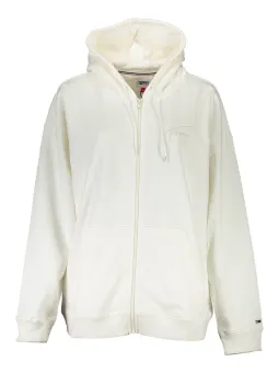 Tommy Hilfiger Damen Hoodie Weiß - Recycelt & Bestickt