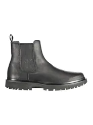 "Calvin Klein Stiefeletten im Sale | Calvin Klein Gummizug Stiefelette mit Kontrastdetails Schwarz online kaufen"|Planet-Deluxe