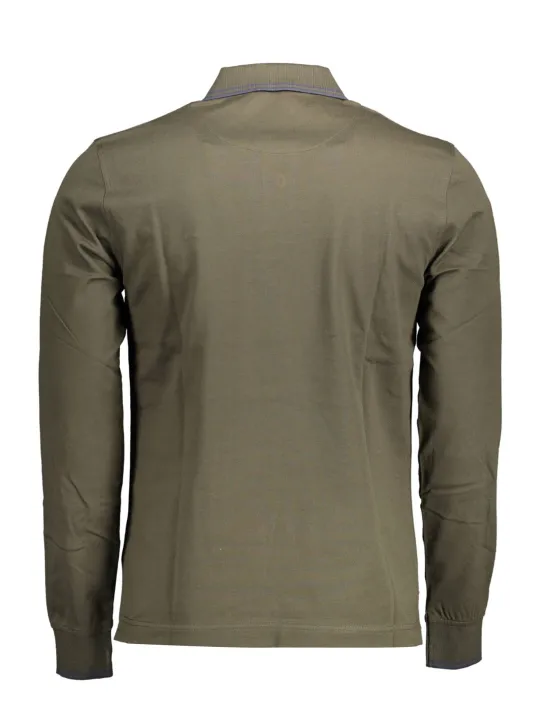 "HARMONT &amp| BLAINE Poloshirts im Sale | Harmont Blaine Grünes Poloshirt mit Kontraststickerei online kaufen"|Planet-Deluxe
