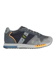 "Blauer Sneakers im Sale | Blauer F2QUEENS Sneaker Navy Grau mit Kontrastdetails online kaufen"|Planet-Deluxe