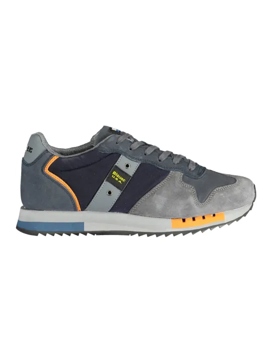 "Blauer Sneakers im Sale | Blauer F2QUEENS Sneaker Navy Grau mit Kontrastdetails online kaufen"|Planet-Deluxe