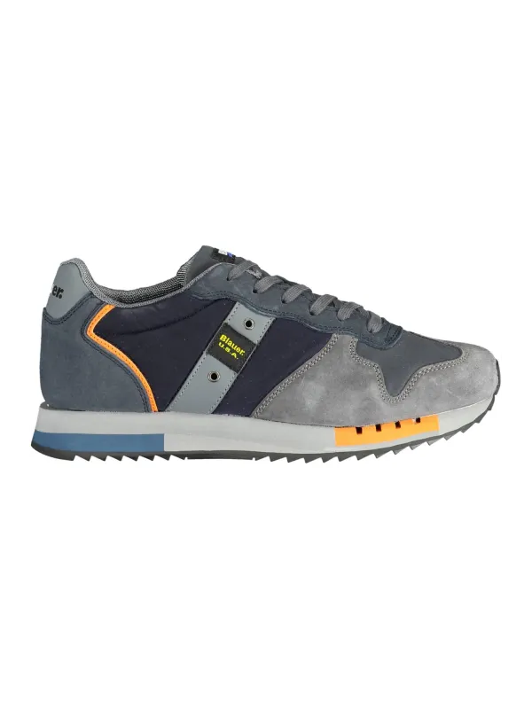 "Blauer Sneakers im Sale | Blauer F2QUEENS Sneaker Navy Grau mit Kontrastdetails online kaufen"|Planet-Deluxe